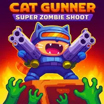 Cat Gunner Super Zombie Shoot
